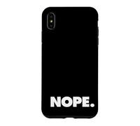 Custodia per iPhone XS Max La parola Nope | Un design che dice Nope