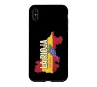 Custodia per iPhone XS Max La Rioja Spagna Regione retrò Vitigni Vino vintage Souvenir
