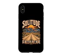 Custodia per iPhone XS Max La solitudine è meglio qui nel deserto del Mojave