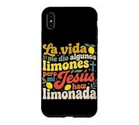 Custodia per iPhone XS Max La Vida Me Dio Limones Pero Jesus Hizo Limonada Christian