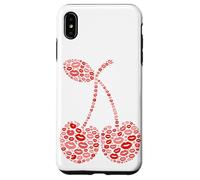 Custodia per iPhone XS Max Labbra Impertinenti Di Ciliegia Baciano Le Ciliegie