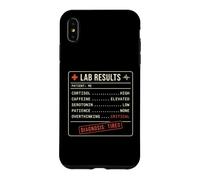 Custodia per iPhone XS Max Laboratorio divertente Risultati falsi Cortisolo Ansia Cura Self Meme