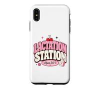 Custodia per iPhone XS Max Lactation Station, Lactating Mothers Breastfeeding New Mom