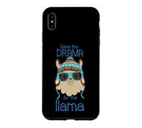 Custodia per iPhone XS Max Lama Salva il dramma per il tuo lama dicendo una citazione
