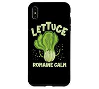Custodia per iPhone XS Max Lattuga Romaine Calma Mindfulness Vegan Yoga Lover Yogi Joke