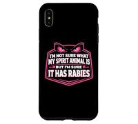 Custodia per iPhone XS Max Le donne non sono sicure di quale sia il mio animale spirituale, ma ha la rabbia