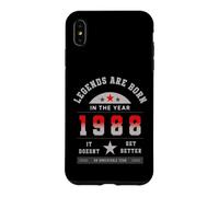 Custodia per iPhone XS Max Le Leggende Nascono Nel 1988 Stile Retrò Vintage