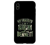 Custodia per iPhone XS Max Le mie persone preferite mi chiamano Bennett Nome personalizzato