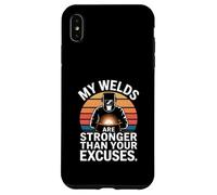 Custodia per iPhone XS Max Le mie saldature sono più forti delle tue scuse