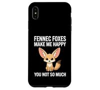 Custodia per iPhone XS Max Le volpi di Fennec mi rendono felice non tanto
