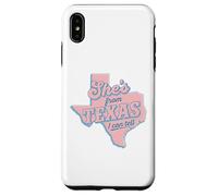 Custodia per iPhone XS Max Lei è del Texas, posso dirlo a Cowgirl