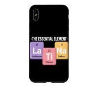 Custodia per iPhone XS Max L'elemento essenziale Lan Ti Na Tavola Periodica Chimica