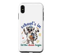 Custodia per iPhone XS Max Lemur Back To School Vibes Scuole In Let The Chaos Begin