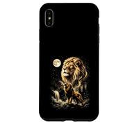 Custodia per iPhone XS Max Leone Ululando Alla Luna Meme