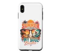 Custodia per iPhone XS Max L'estate è dove respira la mia anima amanti del surf Tropical Beach