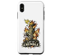 Custodia per iPhone XS Max Let It Crumble Tarocchi Torre Lightning Art