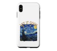 Custodia per iPhone XS Max Let It Gogh Notte Stellata Pittura Belle Arti Gioco di parole