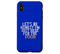 Custodia per iPhone XS Max Let's Be Honest I'm Just Here For The Food