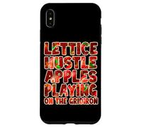 Custodia per iPhone XS Max Lettice Hustle Apples Playing on the Gridiron