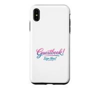 Custodia per iPhone XS Max Libro degli ospiti per festeggiare gli ospiti