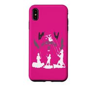 Custodia per iPhone XS Max Life Begins At Twenty Knots For Kite Surfers Bianco Grigio