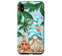Custodia per iPhone XS Max Life Is Better At The Beach For Summer Lover Funny Gnome