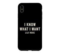 Custodia per iPhone XS Max Lily Rose So cosa voglio audace