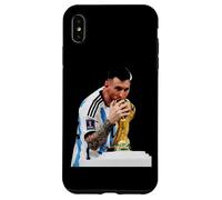 Custodia per iPhone XS Max Lionel Messi Argentina vince la Coppa del Mondo di calcio del Qatar 2022