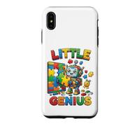 Custodia per iPhone XS Max Little Genius Robot Puzzle Builder Design per bambini