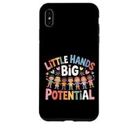 Custodia per iPhone XS Max Little Hands Big Potential Leader Kids Pride |-