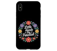Custodia per iPhone XS Max Little Hands Big Potential Leader Kids Pride -