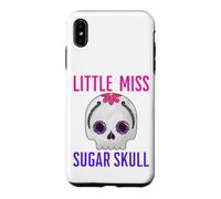 Custodia per iPhone XS Max Little Miss Sugar Skull divertente per bambine messicane