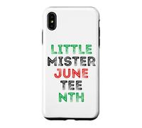 Custodia per iPhone XS Max Little Mister Juneteenth Kids - Bambino, colore: Nero