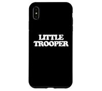 Custodia per iPhone XS Max Little Trooper - Fun bambino con scritta in lingua inglese