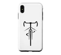 Custodia per iPhone XS Max Logo della bicicletta Minimal Retro Ciclismo Rider Design