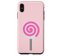 Custodia per iPhone XS Max Lollipop Sucker Lollypop costume rosa per Candy Lover