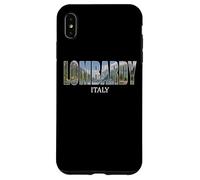 Custodia per iPhone XS Max Lombardia Prefettura Italia Città Lombardia Design Italia
