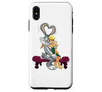 Custodia per iPhone XS Max Looney Tunes Bugs and Lola Hearts Valentine's Day