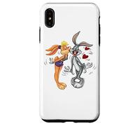 Custodia per iPhone XS Max Looney Tunes Bugs and Lola Kiss Valentine's Day