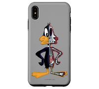 Custodia per iPhone XS Max Looney Tunes Daffy Duck Half Skeleton