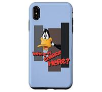 Custodia per iPhone XS Max Looney Tunes Daffy Duck Who's In Charge?
