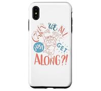 Custodia per iPhone XS Max Looney Tunes Taz Can't We All Get Along