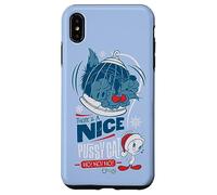 Custodia per iPhone XS Max Looney Tunes Tweety and Sylvester Nice Pussy Cat