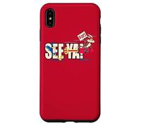 Custodia per iPhone XS Max Looney Tunes Wile E. Coyote and Roadrunner See Ya