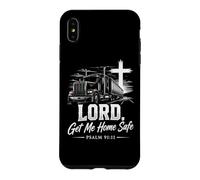 Custodia per iPhone XS Max LORD, Get Me Home Safe - Psalm 91:11 Christian Trucker