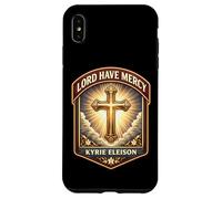 Custodia per iPhone XS Max Lord Have Mercy Kyrie Eleison Christian Dio Gesù Cristo