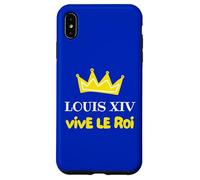 Custodia per iPhone XS Max Louis XIV Vive le Roi de France Couronne Histoire Versailles