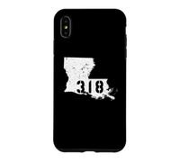 Custodia per iPhone XS Max Louisiana 318 Codice Area Souvenir dell'orgoglio dello stato meridionale