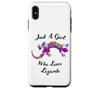 Custodia per iPhone XS Max Lucertola Just A Girl Who Loves Lizards Outfit Lizard Lover