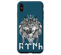 Custodia per iPhone XS Max Lupo Tengri Antica Iscrizione Turca Spirituale